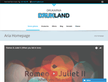 Tablet Screenshot of drukland.com.pl