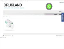 Tablet Screenshot of drukland.pl